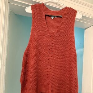 She + Sky Terracotta Knit Top
